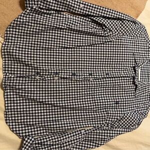 Tommy Hilfiger Navy and White Gingham Shirt